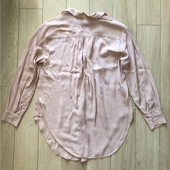 Aritzia Babaton Serge Shirt in Rose Quartz Size S - Picture 5 of 14